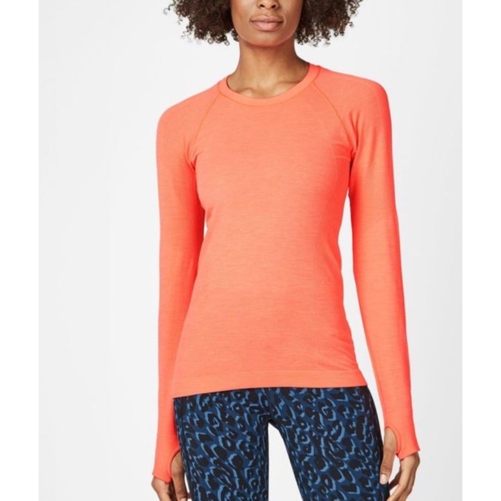 Sweaty Betty London Breeze Merino Long Sleeve Run Top Y2k Small Tulip A009148